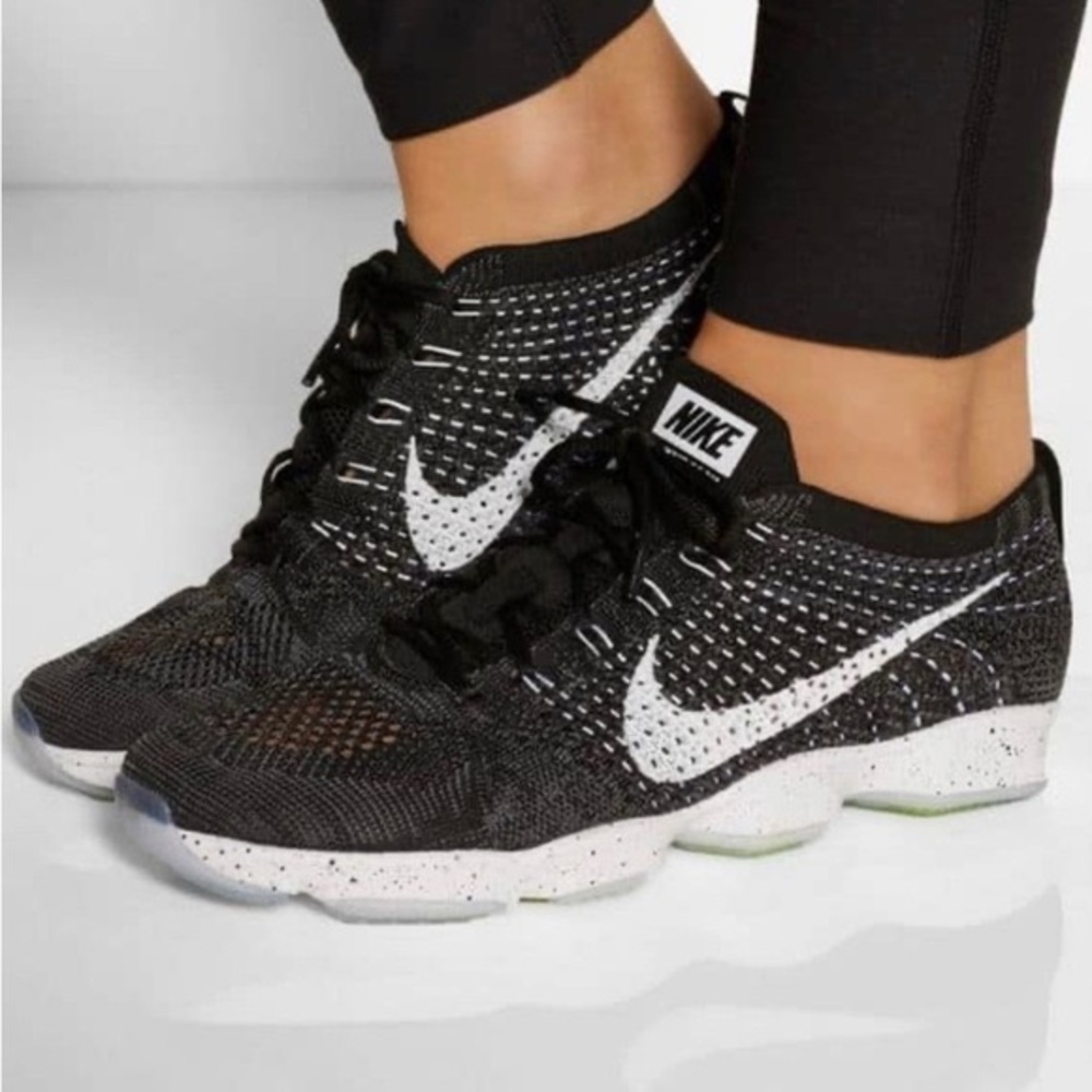 Nike Womens Flyknit Zoom Agility Black - US Sz 6